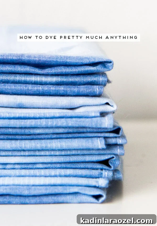 How to Dye (Almost) Anything You Can Get Your Hands On
