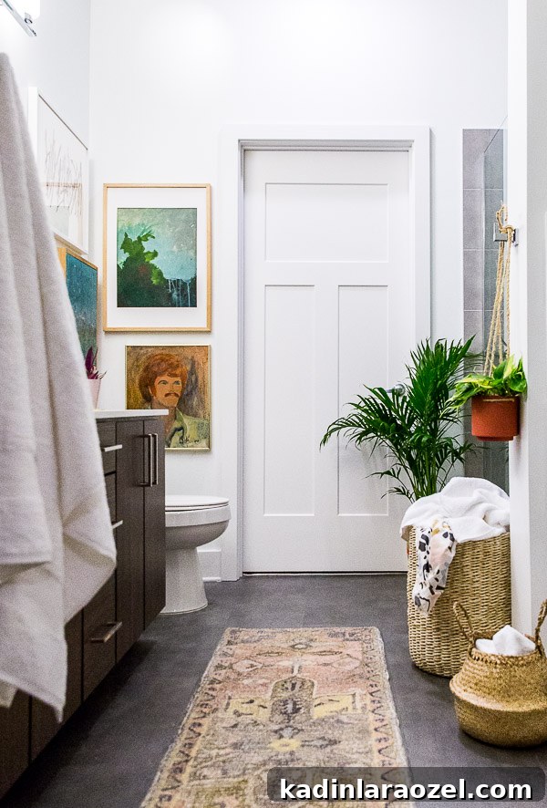 Before and After: My New Master Bathroom Remodel Reveal 4 A minimal modern bathroom makeover with Paper & Stitch