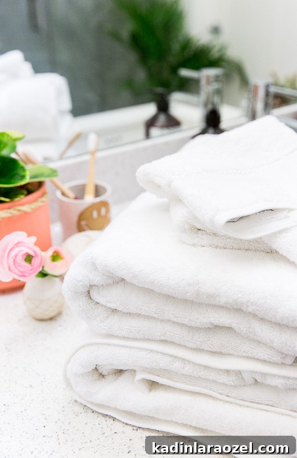 Before and After: My New Master Bathroom Remodel Reveal 10 A minimal modern bathroom makeover with Boll & Branch.