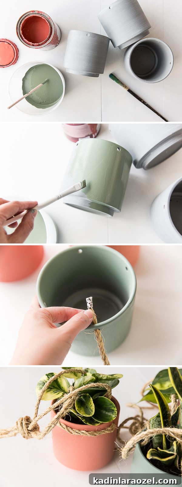 $5 Hanging Planter DIY: Stylish Budget Plant Holder Tutorial 6 This $5 hanging planter DIY is actually a Target hack! Click through for tutorial.
