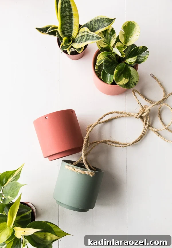 $5 Hanging Planter DIY: Stylish Budget Plant Holder Tutorial 7 This $5 hanging planter DIY is actually a Target hack! Click through for tutorial.