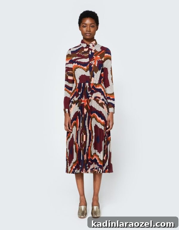 Spring Wardrobe: 9 Must-Have Dresses for the Season 3 Farrow bea pleated dress from Need Supply