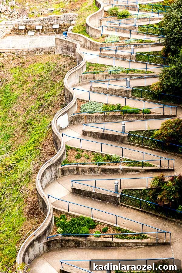 Winding Sidewalk in Chattanooga, Tennessee