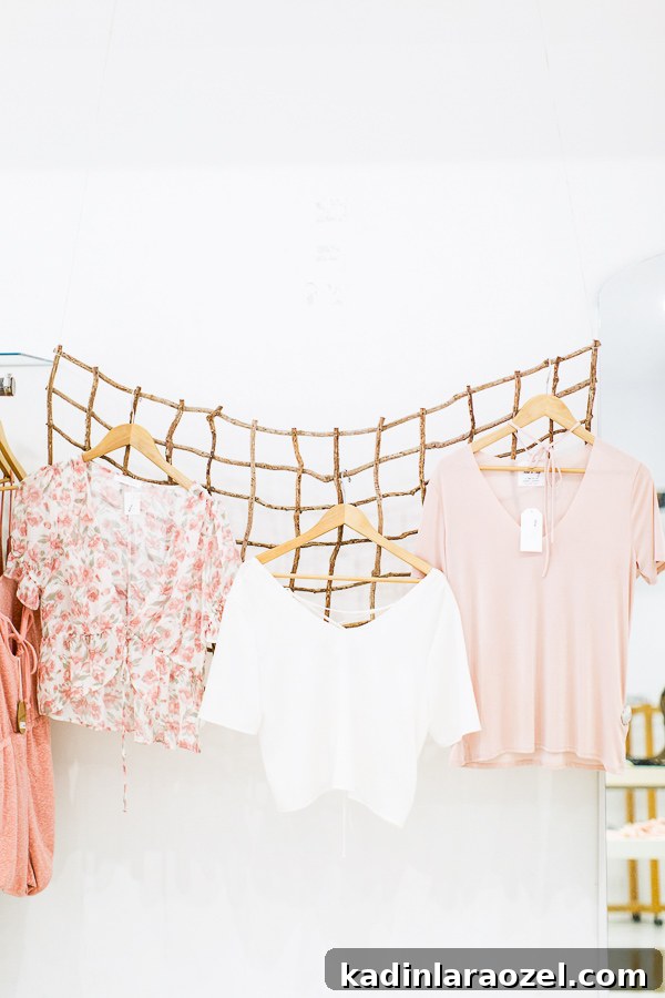 11 Creative DIY Travel Finds to Inspire Your Next Project 6 Use a wood or wire grid to hang clothing