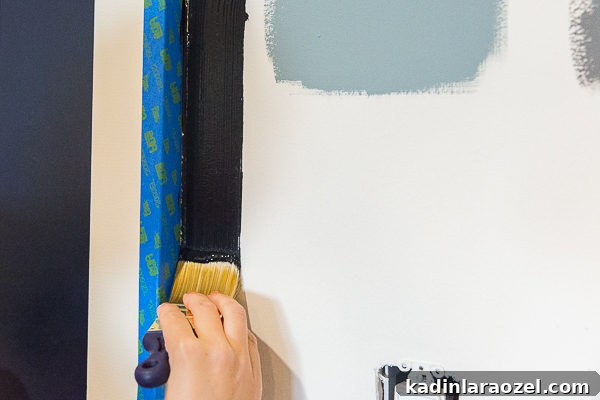 Minimal Modern Entryway Makeover: Stylish Small-Space Ideas 10 Trim work for entryway makeover project.