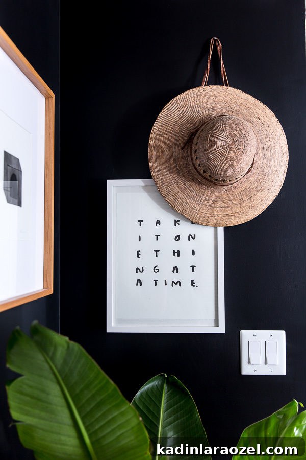 Minimal Modern Entryway Makeover: Stylish Small-Space Ideas 12 A dramatic (but minimal) entryway makeover.