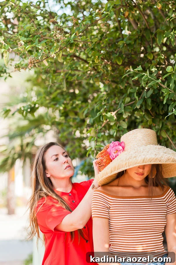 DIY Summer Flower Hat and Behind-the-Scenes Photo Shoot Guide 4 Behind the Scenes of a Photo Shoot with Paper & Stitch