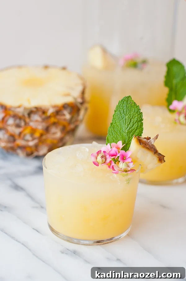 A Limited Ingredient Summer Cocktail (Pineapple Rum Punch)