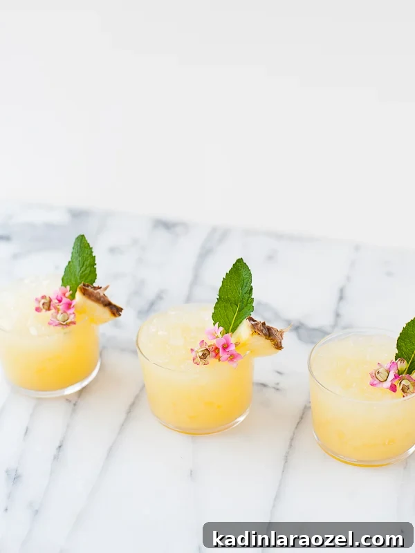 A Limited Ingredient Summer Cocktail (Pineapple Rum Punch)