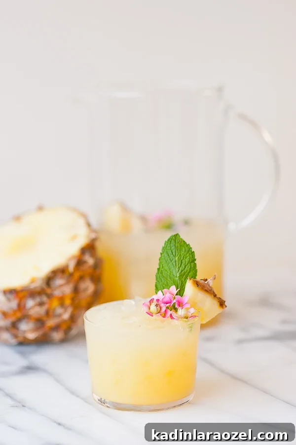 A Limited Ingredient Summer Cocktail (Pineapple Rum Punch)