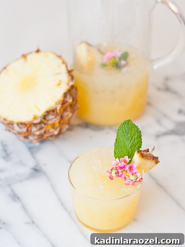 A Limited Ingredient Summer Cocktail (Pineapple Rum Punch)