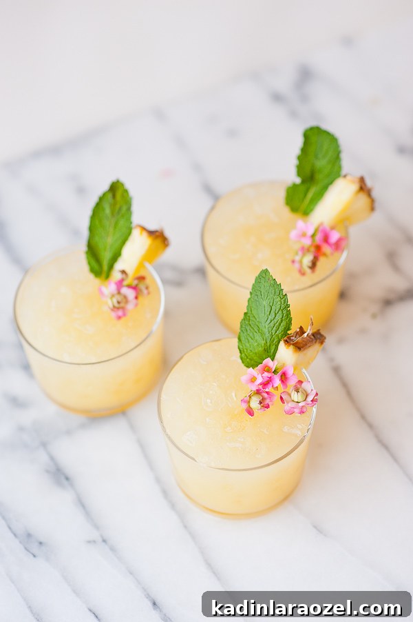 A Limited Ingredient Summer Cocktail (Pineapple Rum Punch)