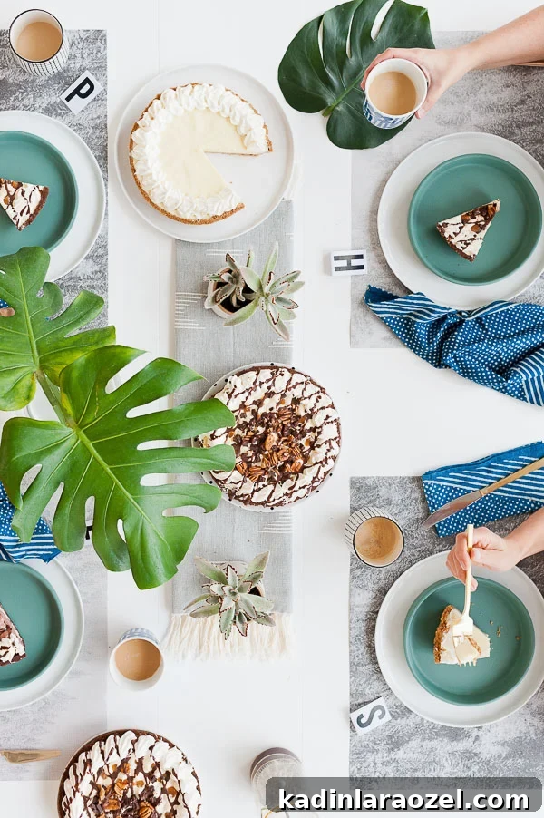 A cool brunch setup with DIY ideas for entertaining at home