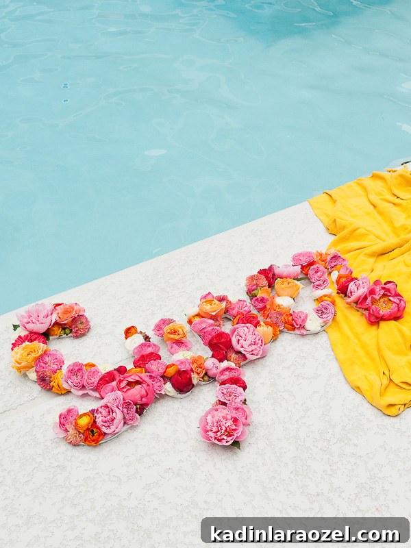 Floating Flower DIY: How to Create a DIY Flower Message (That Also Floats)
