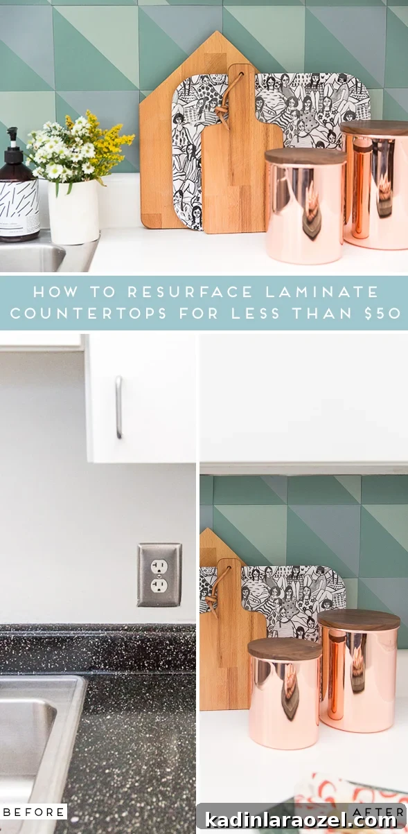 Resurface Laminate Countertops Yourself for Under $50 12 How to Resurface Laminate Countertops for Less Than $50