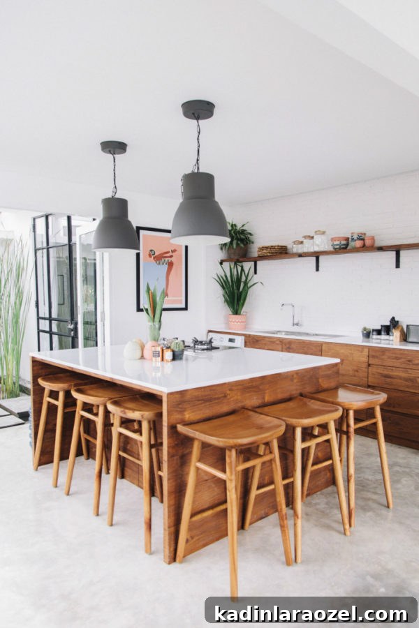 13 Stylish Kitchen Designs to Suit Every Home 15 Kitchen with peach accents