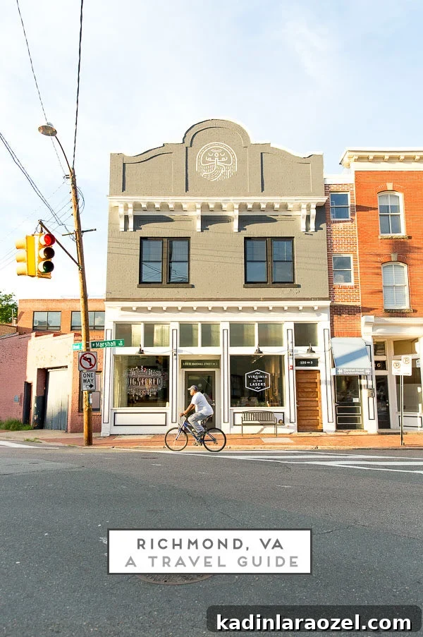 cute old buildings in Richmond, Virginia downtown