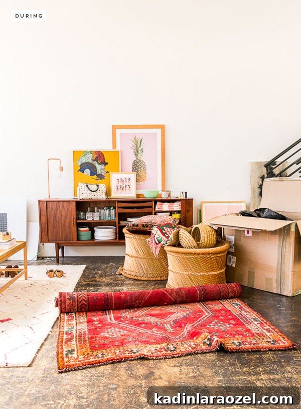 Studio Living Room Reveal: Before and After Transformation Done? 2 A loft space gets an upgrade. Click through for the before and after room makeover.