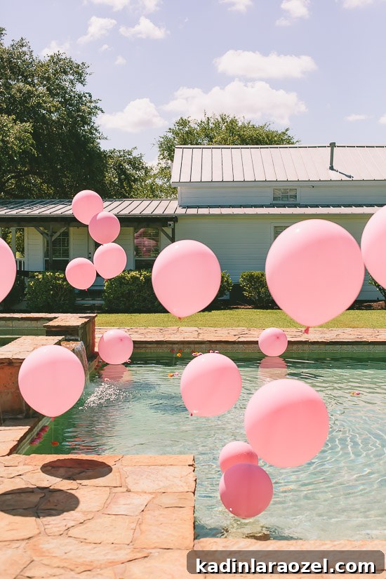 Behind the Scenes: A Weekend in Round Top, TX 8 A pool party in Round Top, Texas