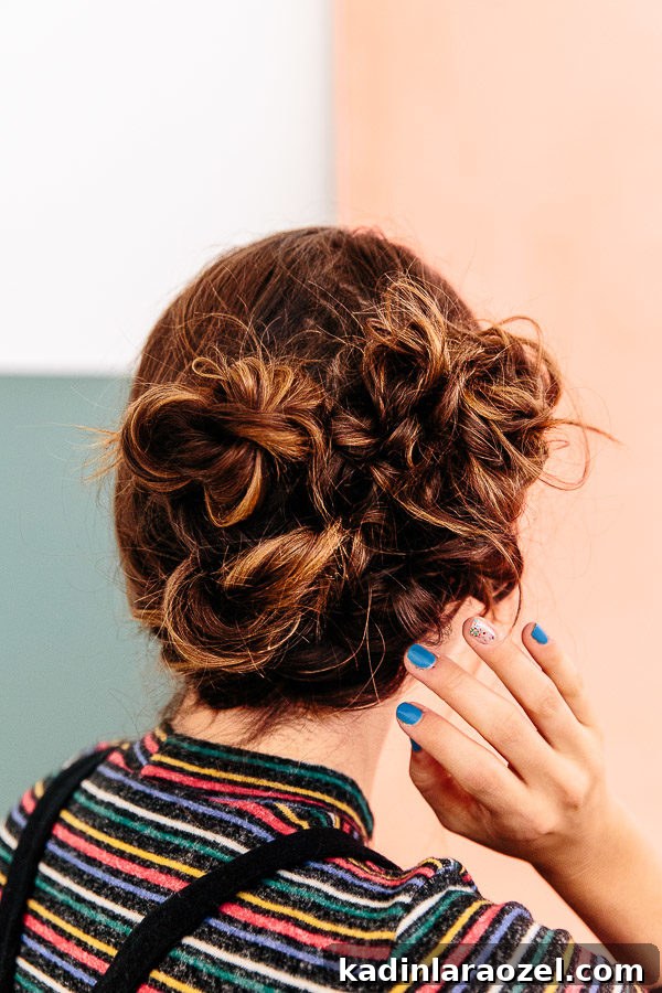 Hair knot tutorial