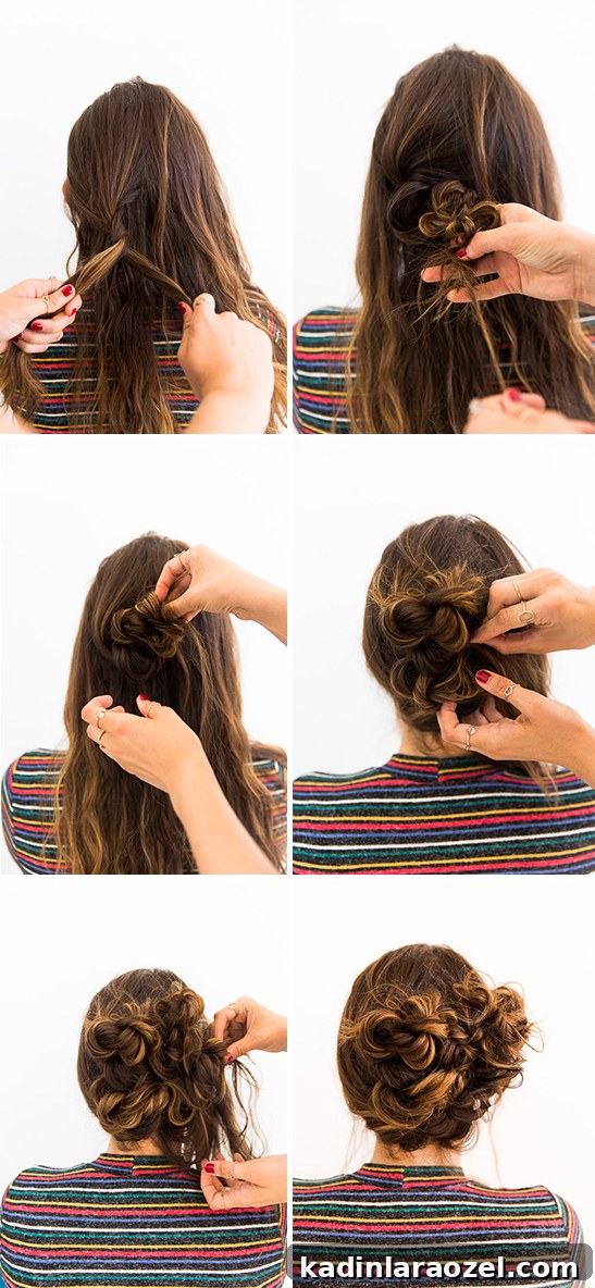 Quick 5-Minute Updo Trick That Keeps Everyone Guessing 3 A 5 minute hair hack hair tutorial