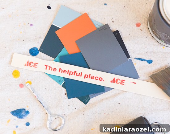 Before and After: Cluttered Desk Transformed into Minimal Workspace 4 A room makeover with Ace Hardware