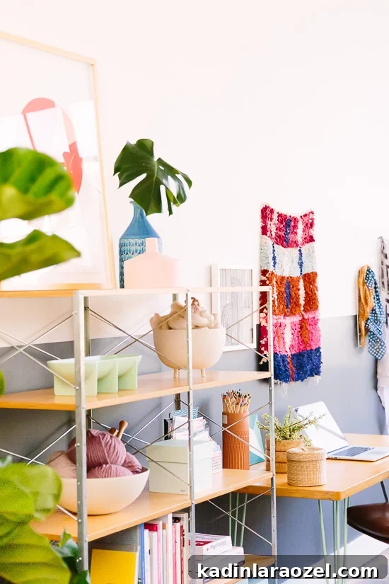 Before and After: Cluttered Desk Transformed into Minimal Workspace 7 A minimal, modern workspace with earthy vibes. Click through for the before and after reveal.