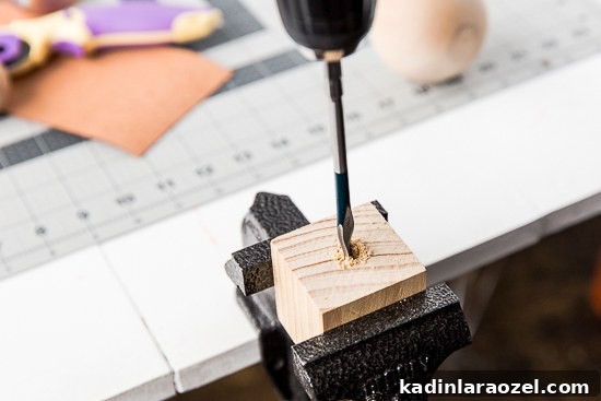 DIY Statement Tassels Using Wood Blocks and Leather — Step-by-Step Guide 3 How to make DIY statement tassels with wood and leather