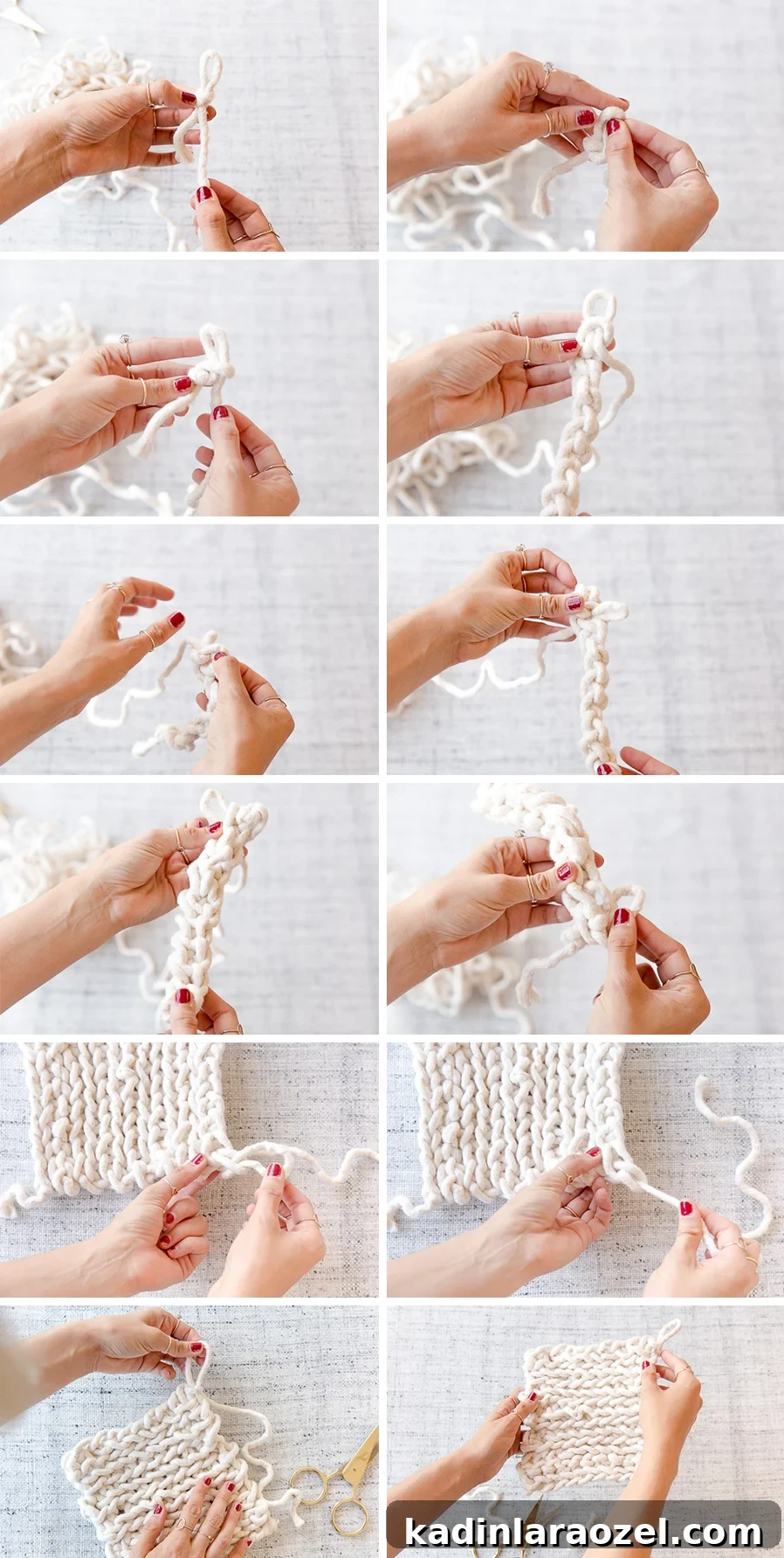 Make a Potholder Using Just One Material 6 step by step process for making a kitchen potholder