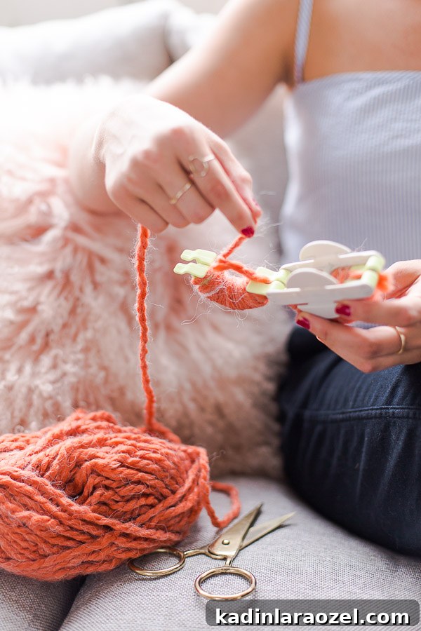How to make DIY pom poms and incorporate them into fall decor.