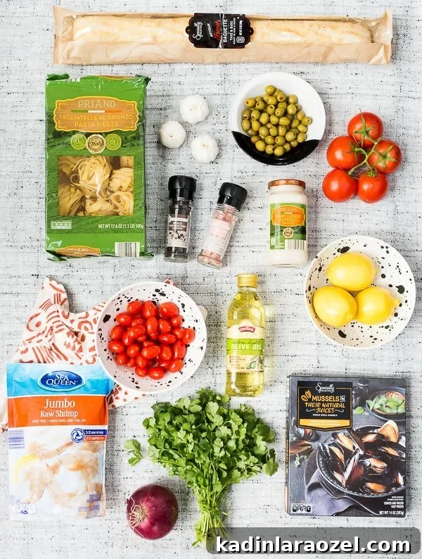 Mouthwatering Seafood Pasta Recipe You Can Make Tonight 4 A seafood pasta recipe that tastes delicious and is actually really easy to make! Click through for the recipe. #seafood #pasta #recipe #yum