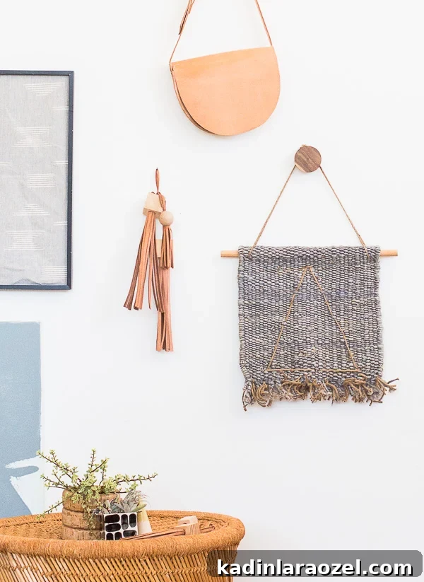 Wall Crawl: An Easy Embroidered Wall Art Idea