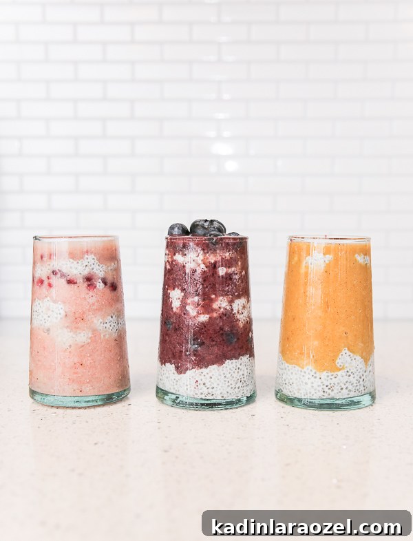 Morning Smoothie Mishaps and 3 Creamy Chia Recipes 5 Ready to jumpstart your morning with a morning smoothie recipe? Try these three fall chia seed smoothie recipes from Paper & Stitch. #smoothie #recipe #chiaseed