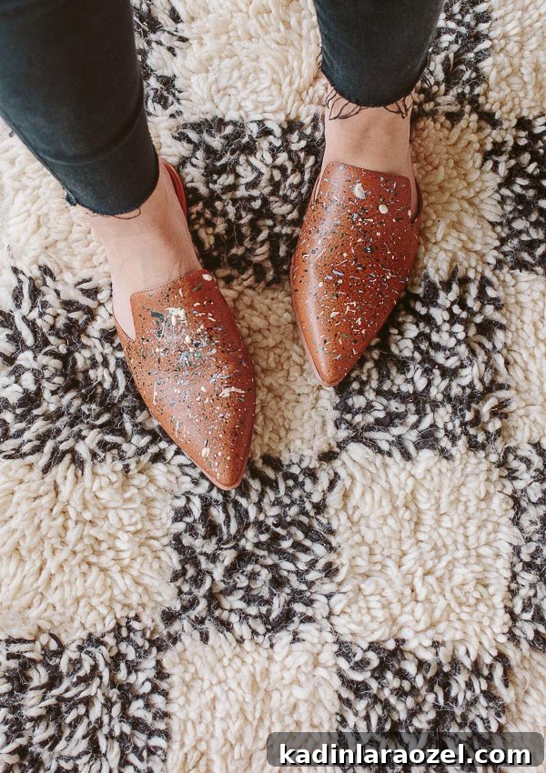 DIY Painted Shoe Makeover: Transform Old Sneakers at Home 6 DIY shoe makeover. Create these painters shoes in just a few minutes with an old pair of shoes. #shoediy #shoes #diy