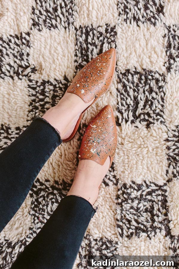 DIY Painted Shoe Makeover: Transform Old Sneakers at Home 8 DIY shoe makeover. Create these painters shoes in just a few minutes with an old pair of shoes. #shoediy #shoes #diy
