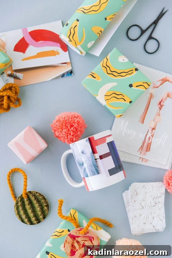 Colorful stocking stuffers. Click through for all the stocking stuffer ideas + a quick and easy sewing project that makes these faux fur stockings possible. #diy #holiday #christmas #stockingstuffers
