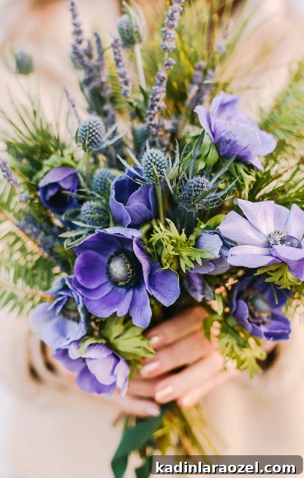 An ultra violet bouquet inspired by Pantone's 2018 Color of the Year.