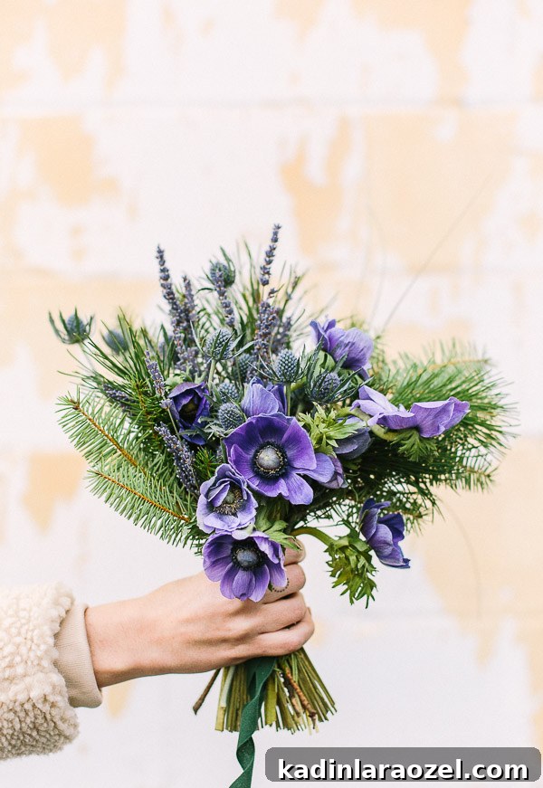 An ultra violet bouquet inspired by Pantone's 2018 Color of the Year.