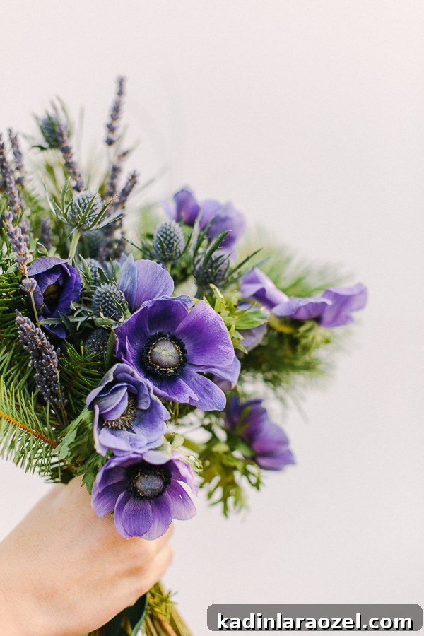 An ultra violet bouquet inspired by Pantone's 2018 Color of the Year.