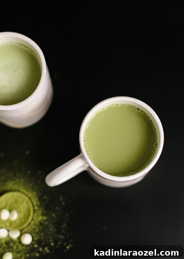 St. Patrick’s Day Matcha Hot Chocolate Recipe 3 A Matcha Hot Chocolate Recipe for St Patrick's Day #hotchocolate #recipe #green #stpatricksday