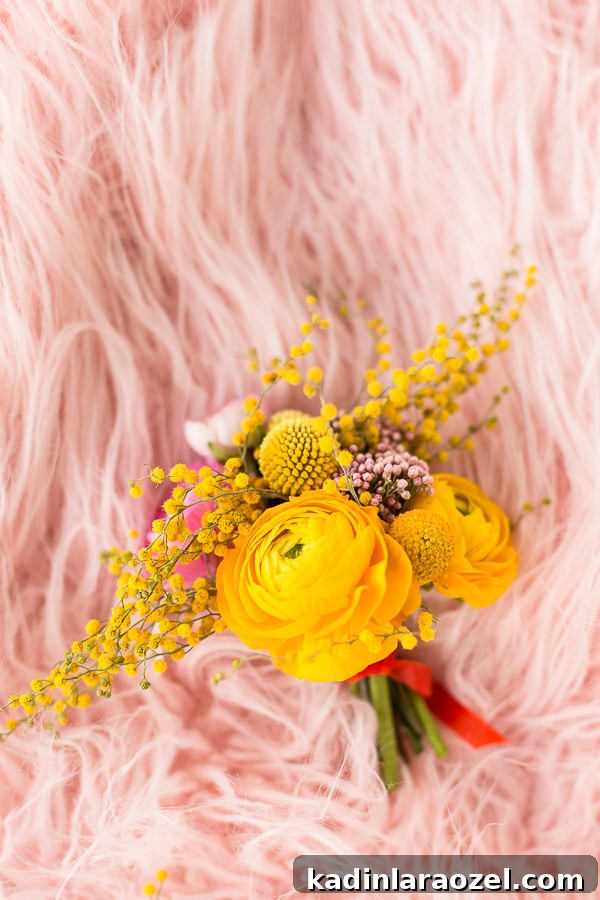 Spring Floral Mini Bouquets and Boutonnieres for Intimate Weddings 5 Spring mini florals (bouquet and boutonniere recipes for weddings and everyday entertaining) #flowers #florals #spring #springflorals #bouquet #ranunculus #diy