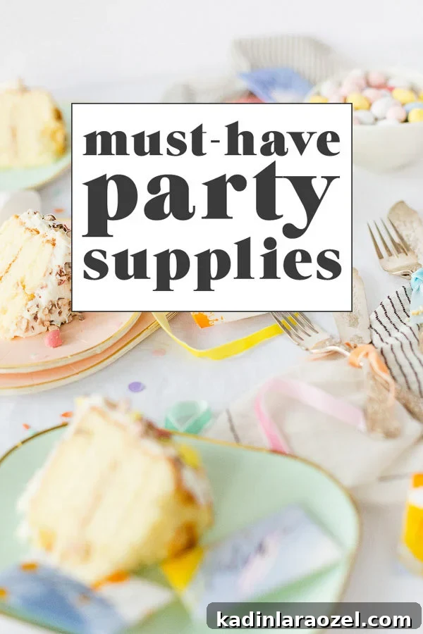 Must-Have Party Supplies for Entertaining #party #partysupplies #entertaining #pastels
