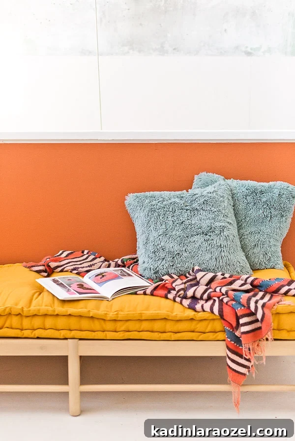 Earthy loft makeover