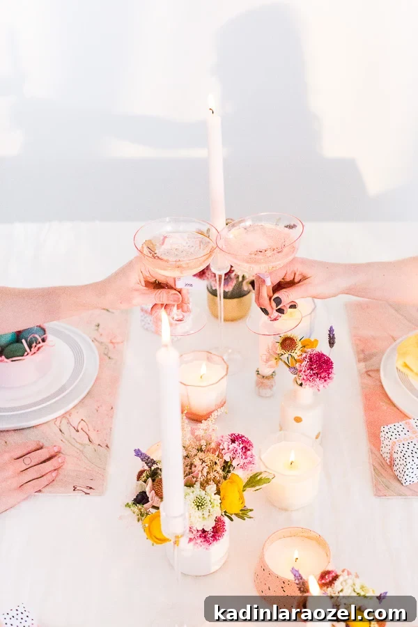 Spring Entertaining Ideas! Click through for all 6 simple tablescape ideas for spring and Easter entertaining. #entertaining #modernentertaining #easter #pastels #flowerpower #floralcenterpiece #diy