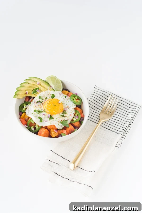 Monday Morning Mexican Breakfast Bowl Recipe That Wakes You Up 4 These Mexican breakfast bowls are dairy-free and vegetarian friendly (for those that eat eggs).