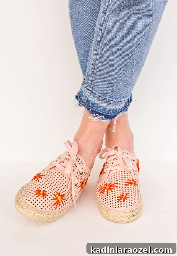 Best Foot Forward: 3 DIY Shoe Makeovers for Spring #shoemakeover #diyshoes #diy #fashion #springfashion