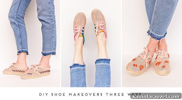 3 DIY Shoe Makeovers for Spring