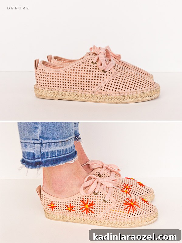 3 DIY shoe makeovers for spring. Click through for all three tutorials.