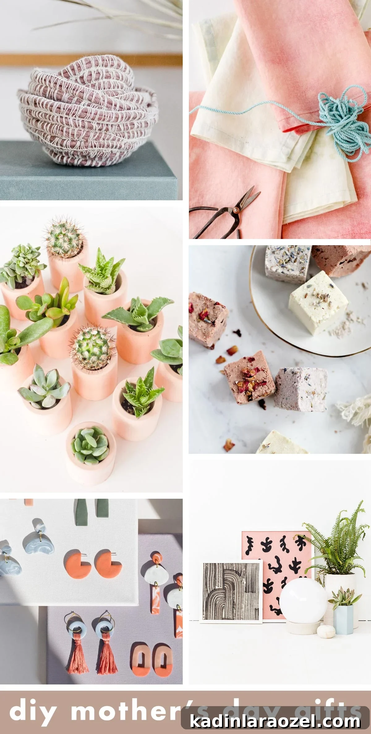 48 Unique DIY Mother's Day Gift Ideas for Cherished Moments 9 Decor, fashion, and beauty gift ideas, featuring pastel colors