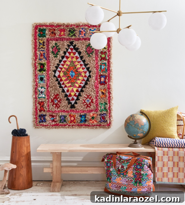 DIY paper wall art project from the book Craft the Rainbow (by The House that Lars Built).